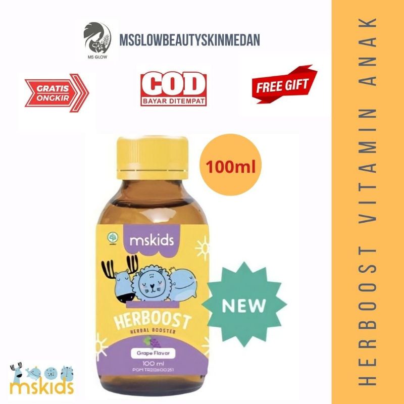MS KIDS HERBOOST VITAMIN ANAK SIRUP KESEHATAN ANAK