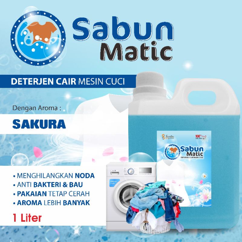 Detergen matic aneka aroma kemasan jurigen 1 liter