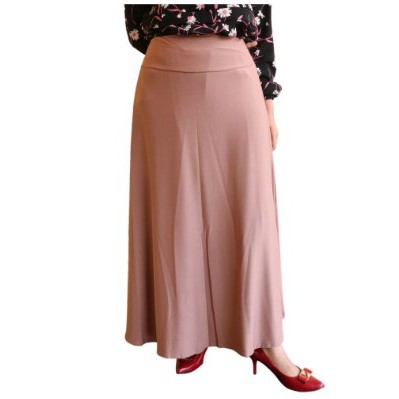 ROK PANJANG WANITA BAHAN SPANDEK JERSEY UKURAN JUMBO WANITA BISA COD / ROK KERJA / ROK HITAM / ROK JUMBO