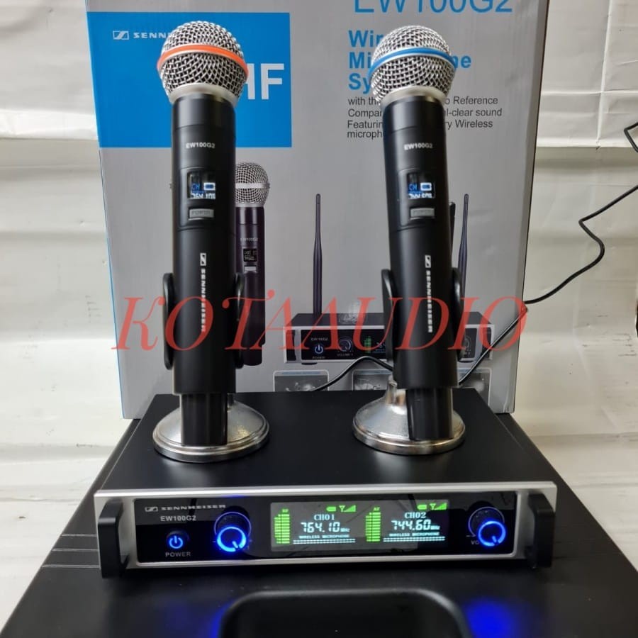 MIC WIRELESS SENNHEISER EW100G2 / EW 100G2 / EW 100G2 2MIC PEGANG