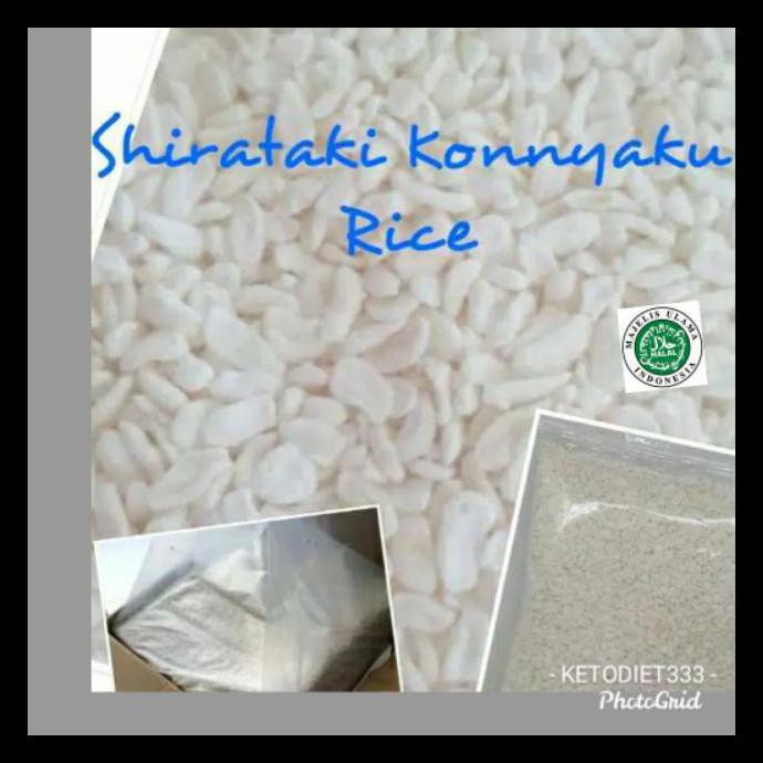 

PASTI READY BERAS SHIRATAKI RENDAH KALORI UK 500GR LOW CARBS KONNYAKU RICE