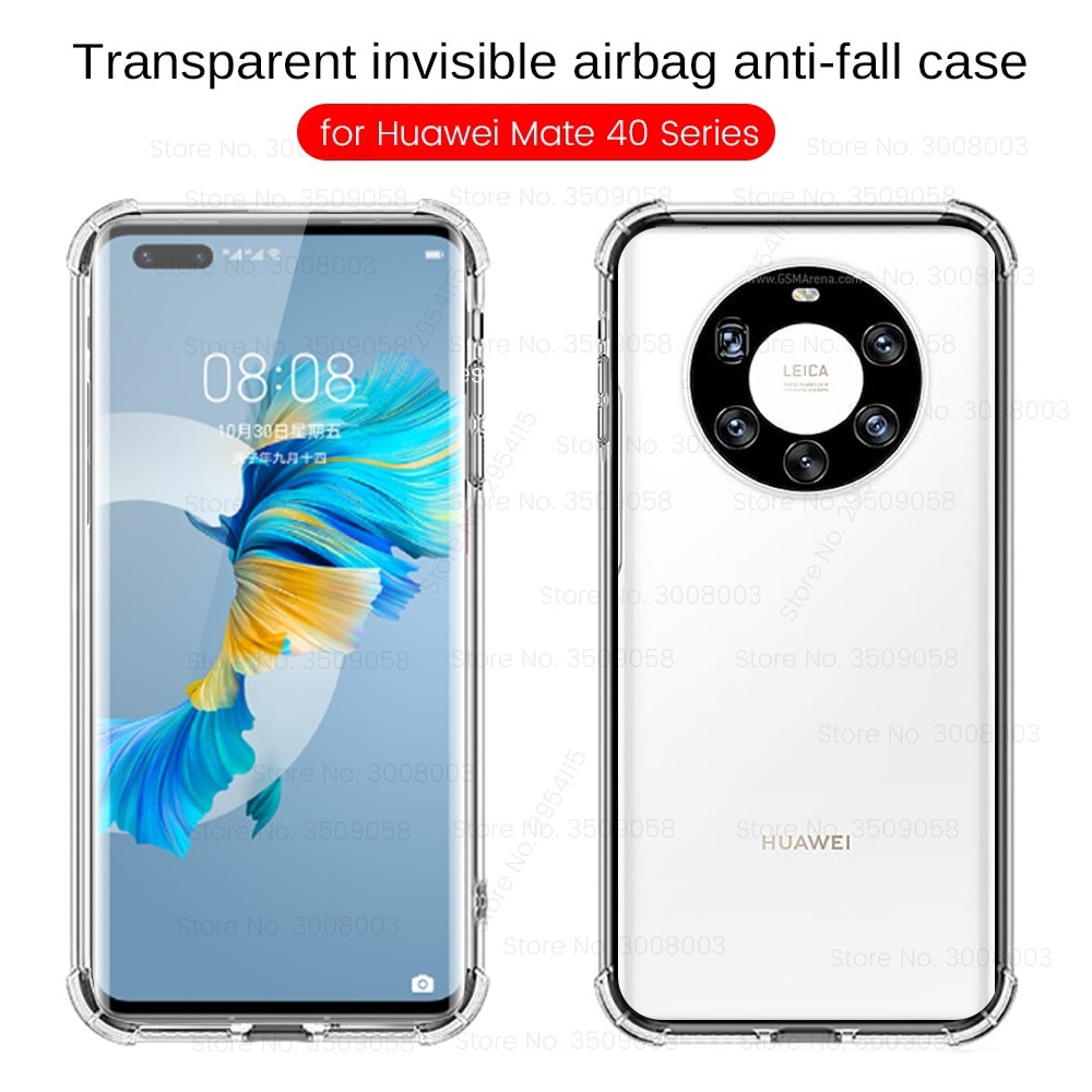 Soft Case Silikon Huawei Mate 40 Pro Bening Transparant Airbag Anti Crack Tebal