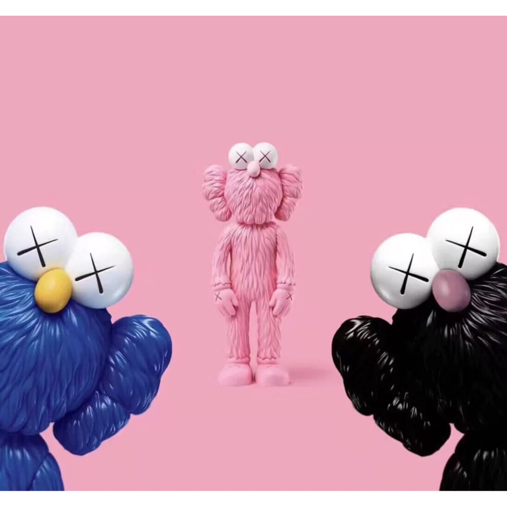 KAWS MoMA BFF Elmo Sesame Street Companion Original Fake Museum Of Modern Arts Exclusive Statue Toys