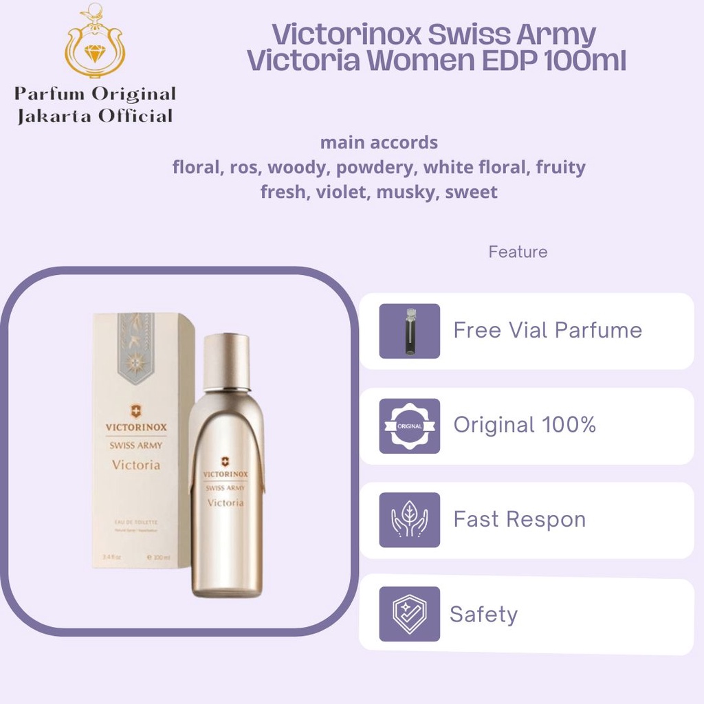 Parfum Parfume Perfume Asli Perawatan Kecantikan Original Import Branded Wanita Perempuan Cewek Vict
