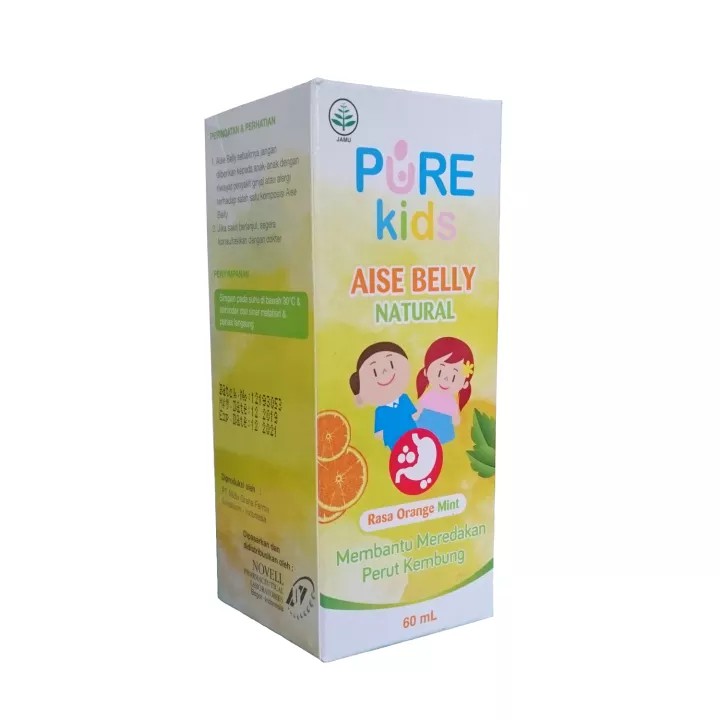 Pure Kids Aise Belly - Baby - Obat Kembung Masuk Angin Natural 60ml