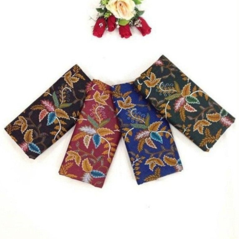 Benang Raja Kain Batik Kain Katun Motif Daun Putri Malu