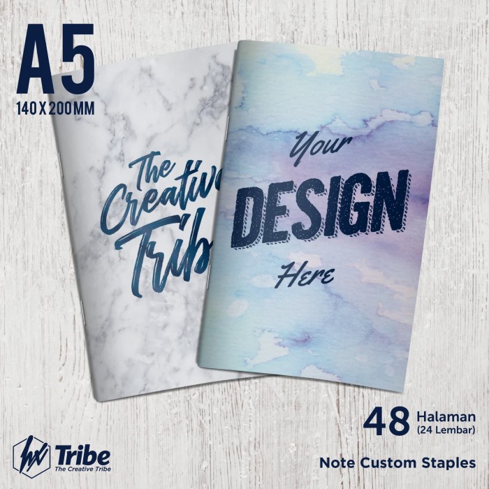 

[RESTOCK] Notes A5 - 48 Halaman HVS / Buku Catatan / Tulis / Blocknote Custom