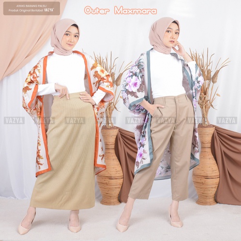 Outer Scarf Maxmara Hijab Outer Scarf 105cm x 105cm