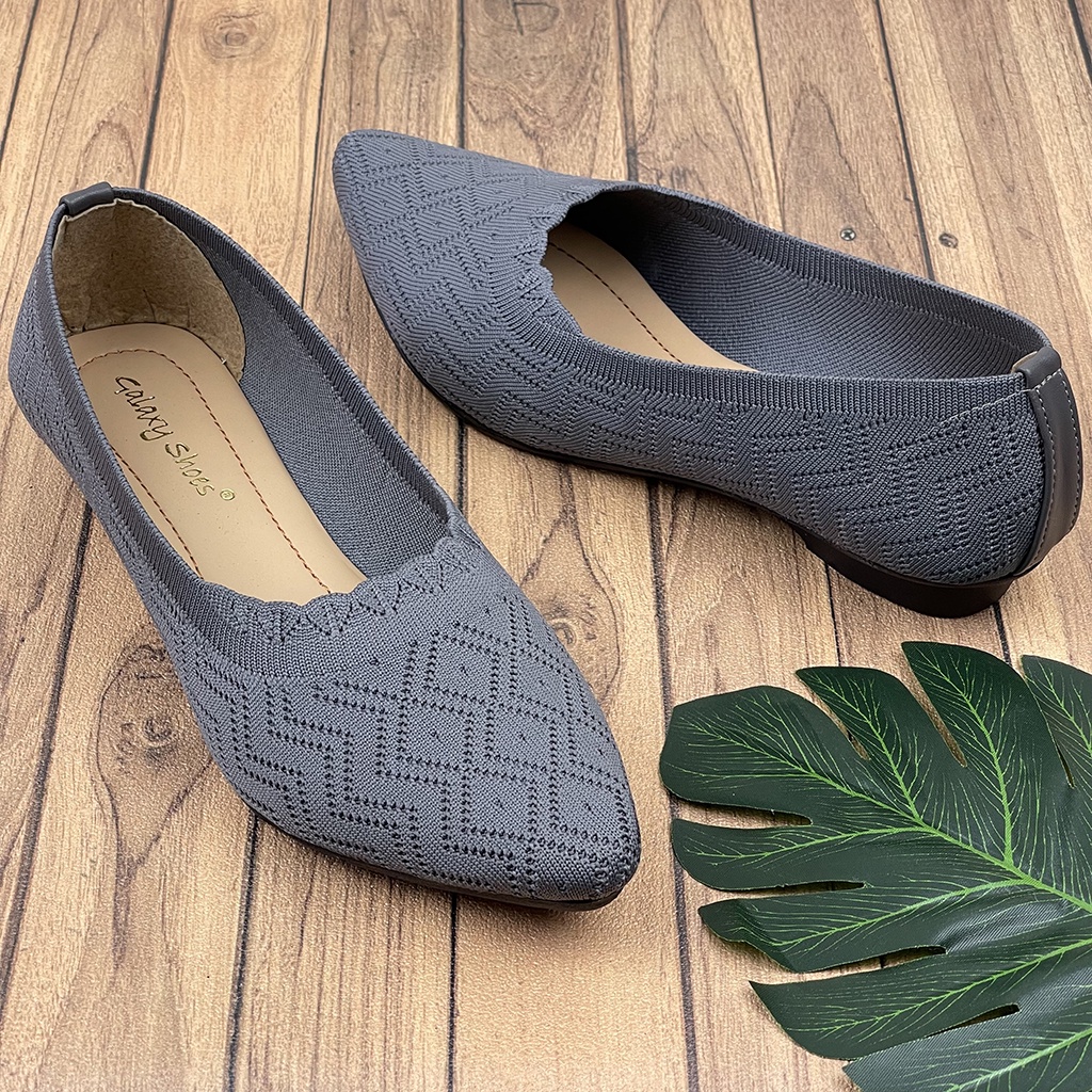 Sepatu Flat Wanita Rajut Import ID02 - CLARENZO