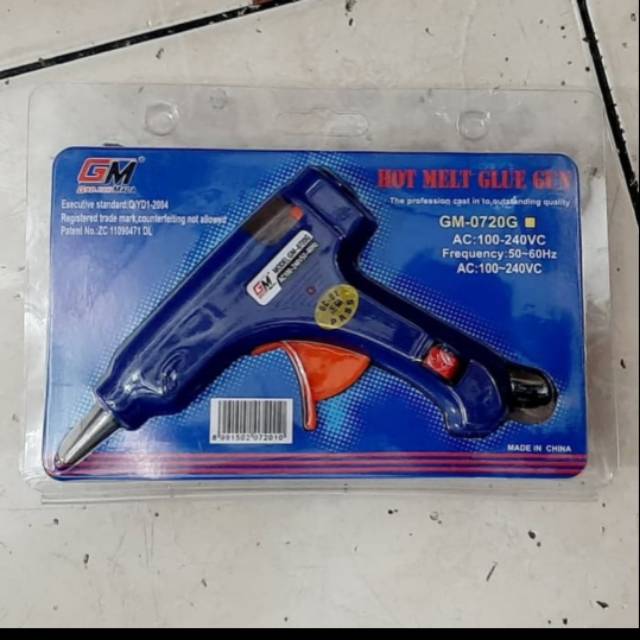 Gun glue stick kecil / gun lem bakar kecil merk GM
