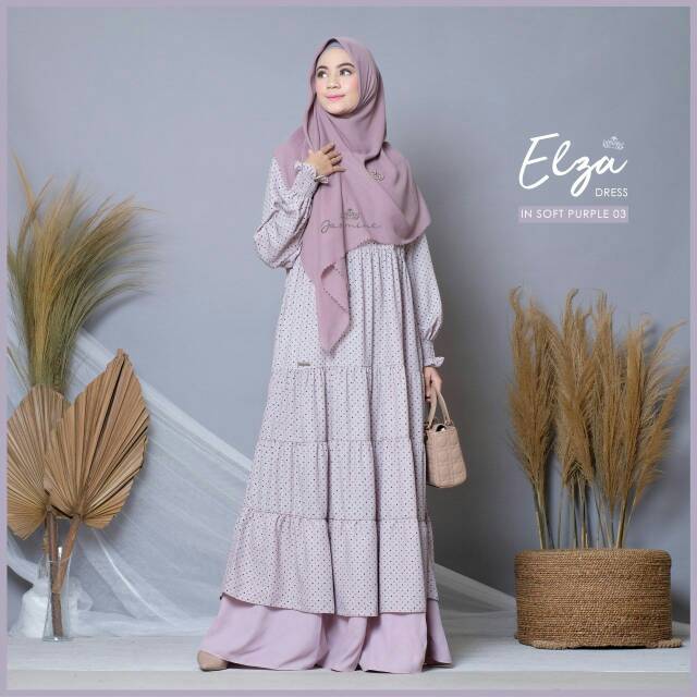 EZLA DRESS JASMINE by LIDIAHADIWINOTO-DRESS MUSLIM JASMINE