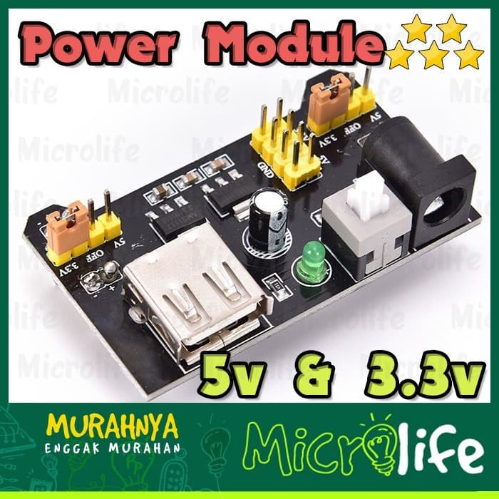 Breadboard 5v - 3.3v Power Module MB-102