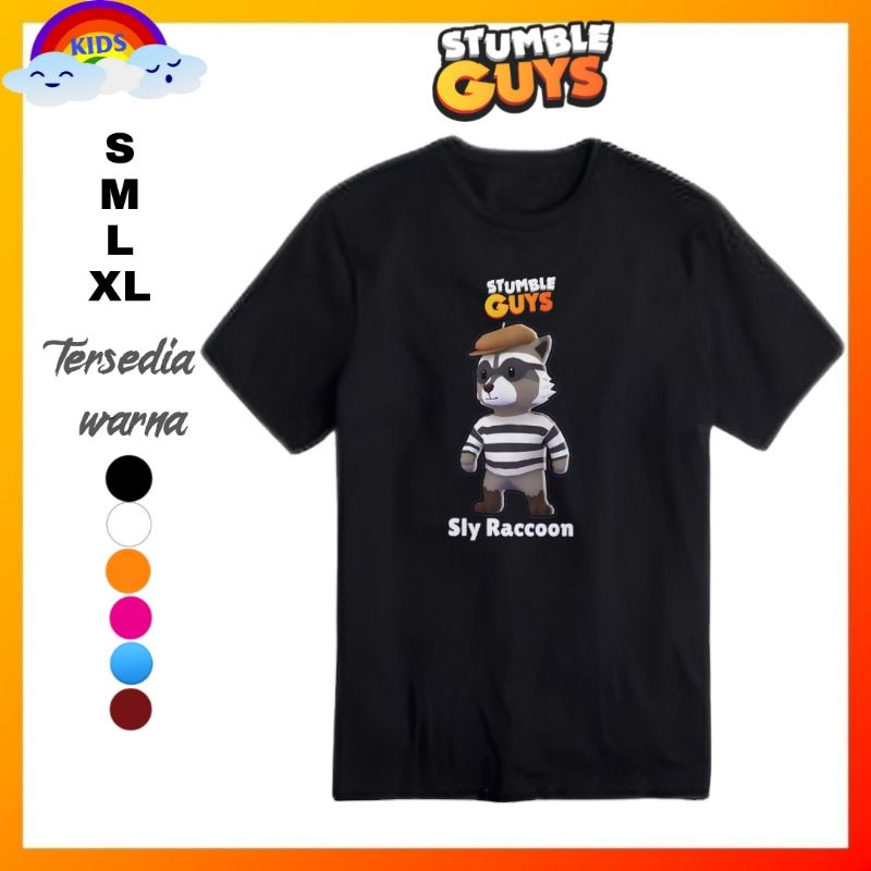 Stumble guys guy baju kaos shirt distro Anak stumble guys guy kaos stumble guys guy/Baju stumble guy