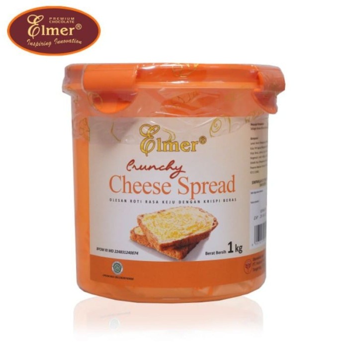 

Elmer Spread Crunchy Cheese 1 kg Jar Orange