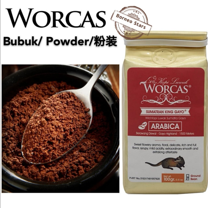 

MURAH kopi luwak worcas - Bubuk 100g