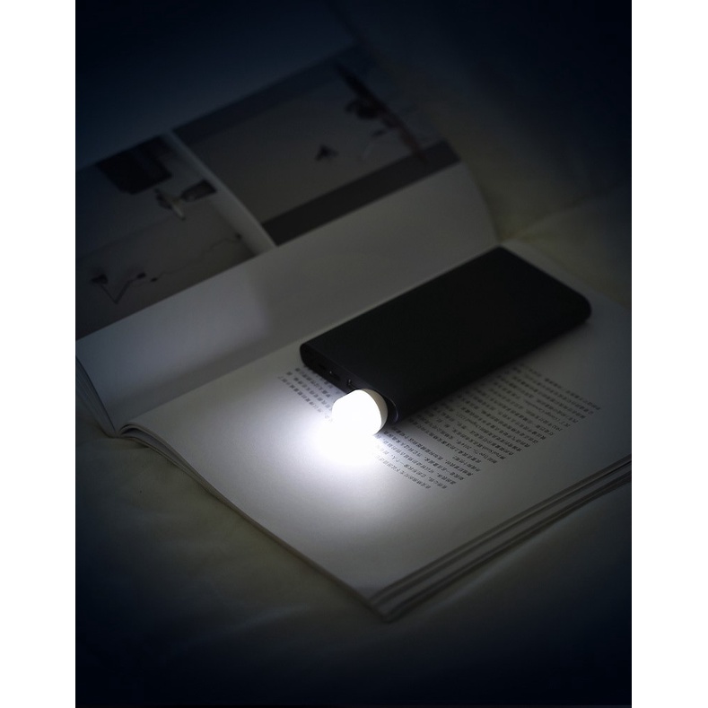 Lampu USB LED Mini T8  Penerang Portable Lid Ukuran Kecil Bulat Bolam let Terang Lampu Darurat Emergency Untuk tidur baca belajar Laptop Mobil