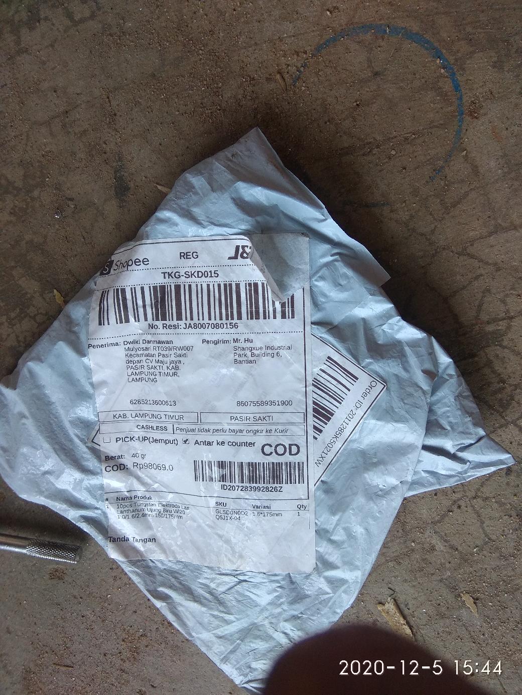 10pcs Tungsten Elektroda Las Lanthanum Ujung Biru Wl20 1.0/1.6/2.4mm 150/175mm