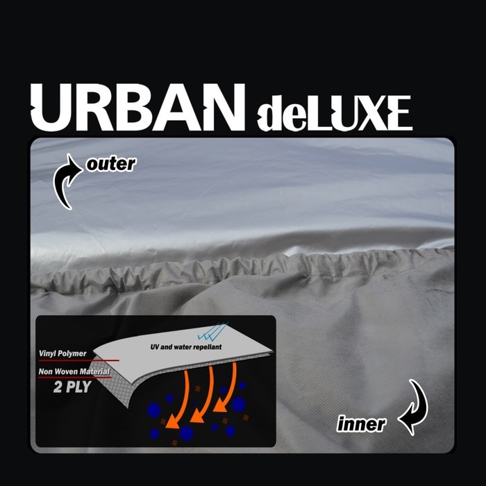 Urban Deluxe Cover Mobil 2 Lapis Nissan Kick / 100% Waterproof Dan Anti Gores