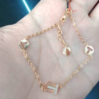  Gelang  Emas  Asli Rantai  Elsa Kadar 750 Shopee Indonesia