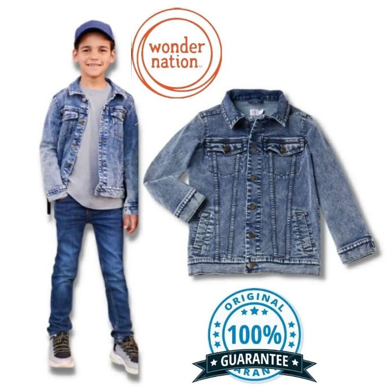 jaket jeans wonder nation