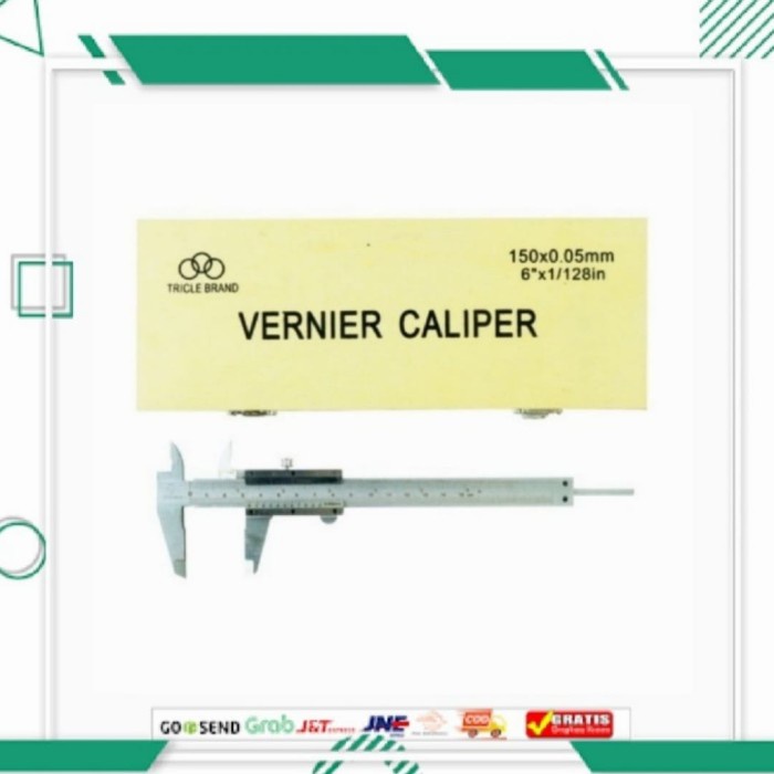 

Sikmat Besi / Sigmat Besi / Jangka Sorong 6" (0.05Mm) Tricle Brand