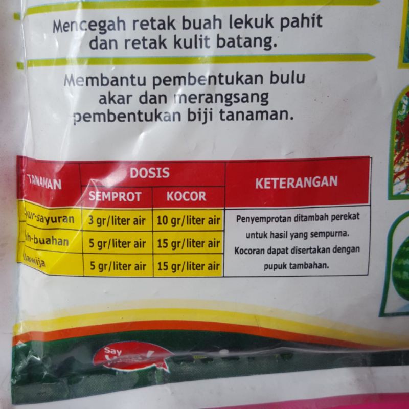 FORSET CAL 1KG Pupuk Super Kalsium + Boron