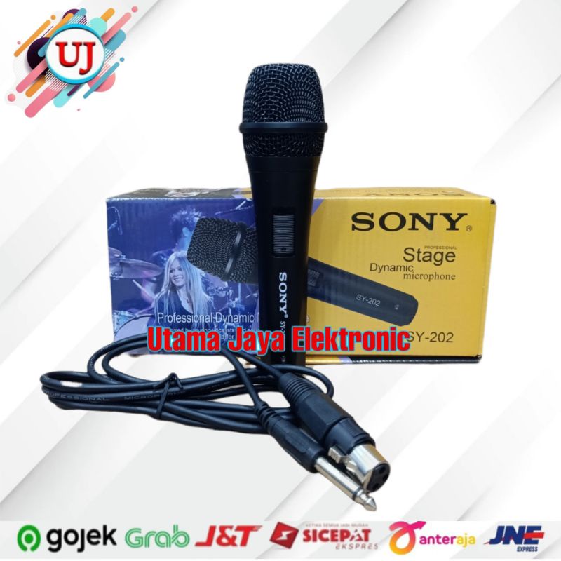 Microphone Sony SY 202 Mic Microphone Kabel