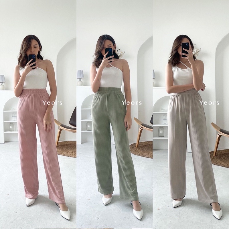 MIYU KULOT RAJUT | CELANA RAJUT | KNIT PANTS