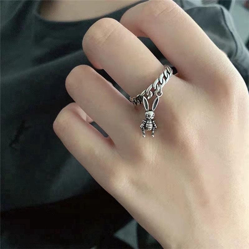 [ACKER] Desain Gaya Kelinci Terbuka Retro Dihiasi Dengan Cincin Fashion Untuk Wanita