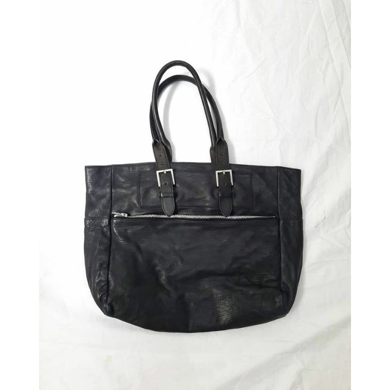 Yohji Yamamoto leather tote second