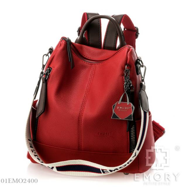 GIBD EMORY Cherny Series 01EMO2400 MULTIFUNGSI TAS RANSEL WANITA IMPORT RANSEL SELEMPANG ORIGINAL