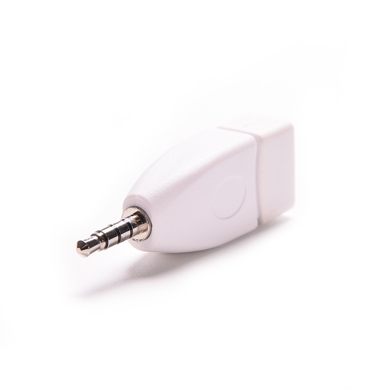 {LUCKID}New 3.5mm Male AUX Audio Plug Jack to USB 2.0 Female Converter Adapter Plug