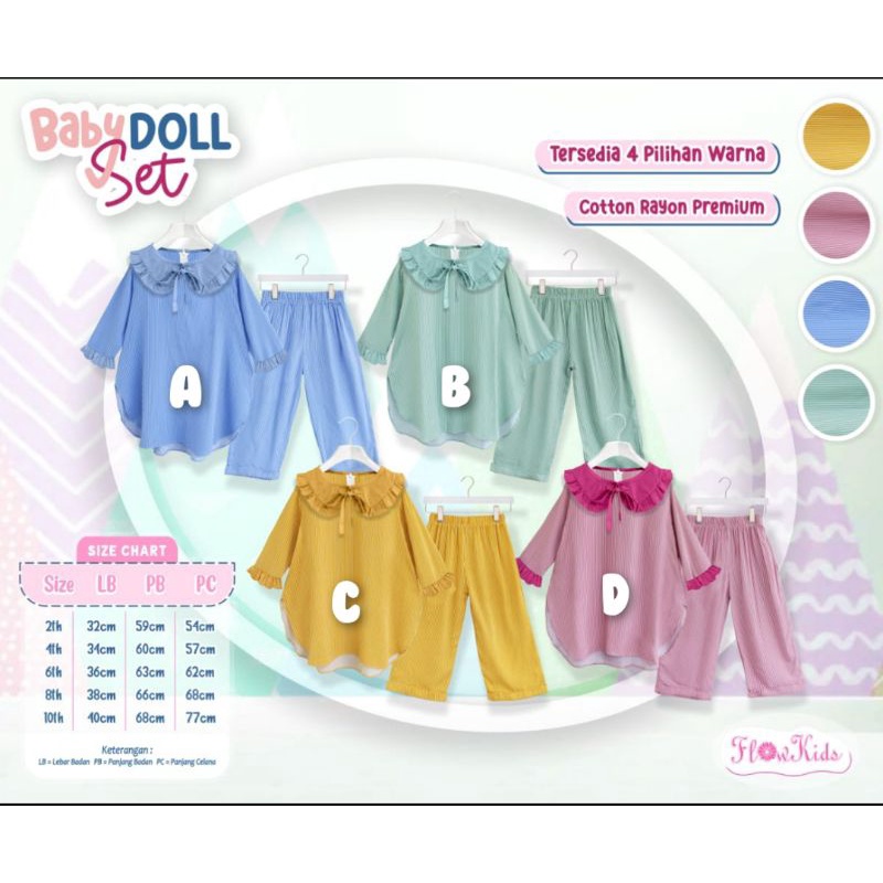 Babydoll Set Flowkids