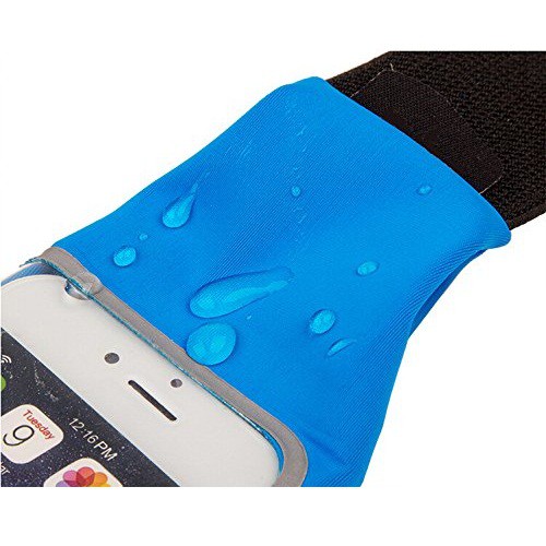 Tali Ikat Pinggang Olahraga Waterproof + Slot Smartphone 5.5 Inch