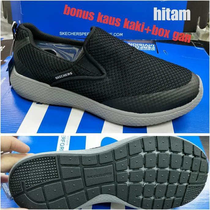Pengiriman Cepat Skechers pria kullow sepatu import pria sneakers pria murah fashion - Hitam, 41