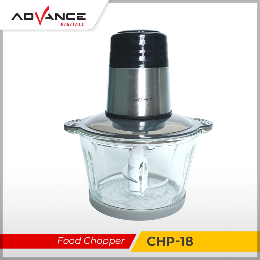 Advance Chopper CHP18 Penggiling daging sayur Buah-buahan Meat Chopper ukuran Besar 1,8L Food Grade Bergaransi Resmi 1 Tahun