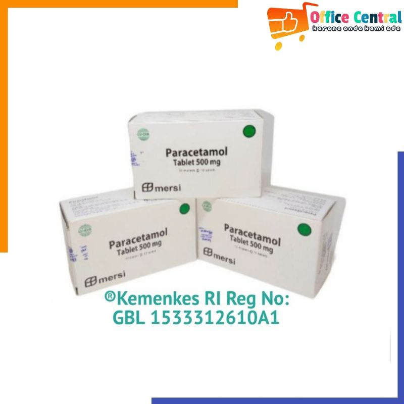 PARACETAMOL 500mg 1 BOX HARGA PEDAGANG