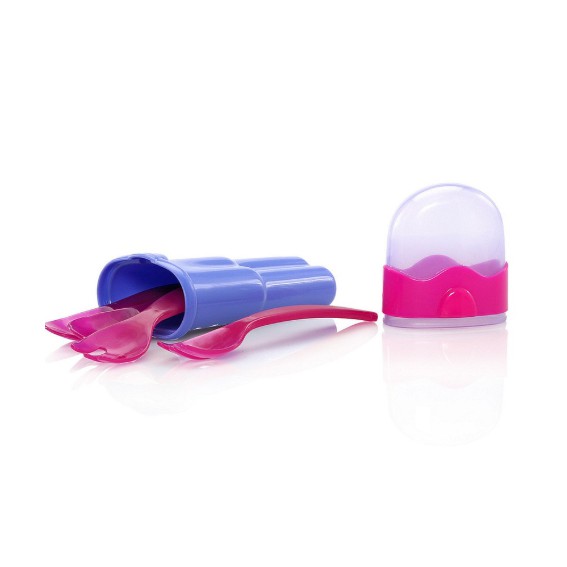 Nuby Cutlery Travel Set - Travel Spoon - Sendok travelling