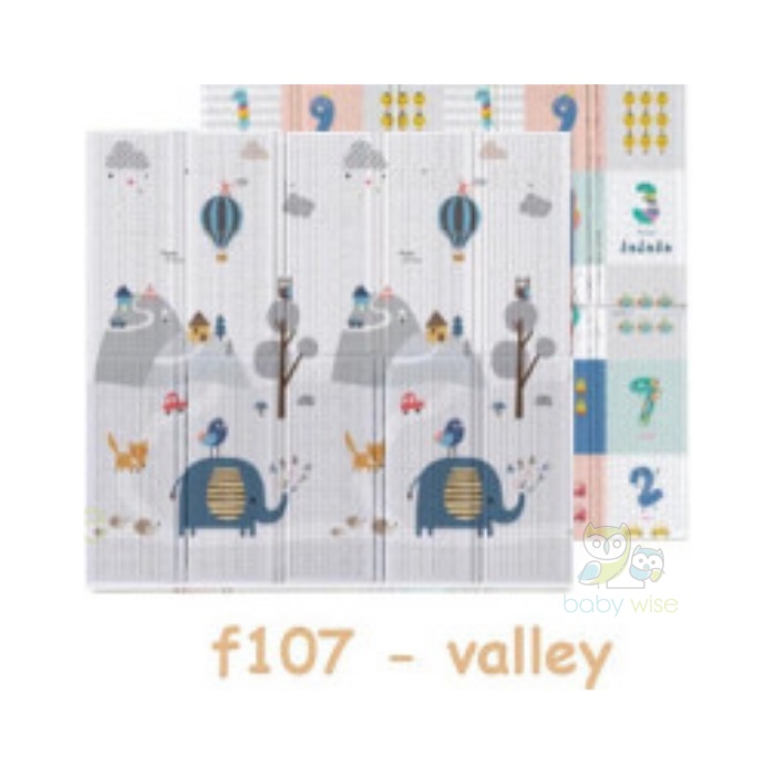 Right Start XPE Folding Mat Double Sided Antislip Waterproof - Alas Bermain Anak Bayi Matras Karpet Lipat-Valley