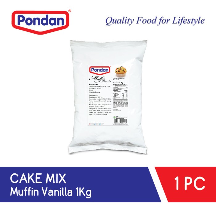 

PROMO [COD] Pondan Muffin Vanilla (bulky)