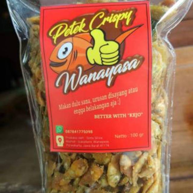 Ikan Pepetek Tawar Crispy