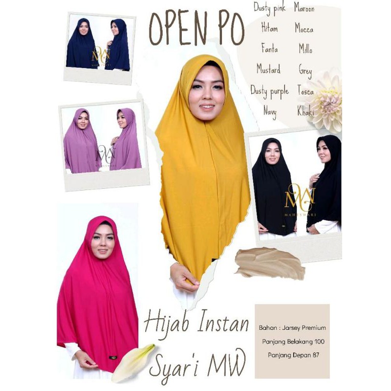 HIJAB SYAR'I BASIC INSTAN