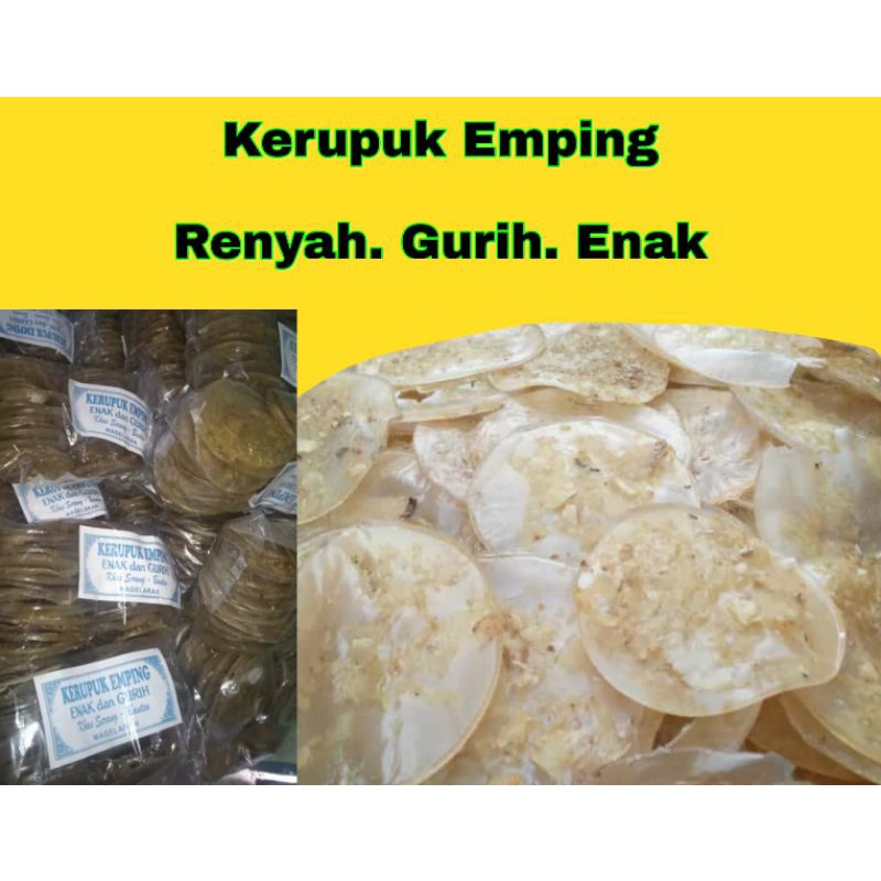 

Kerupuk / keripik Emping Mentah asli Serang
