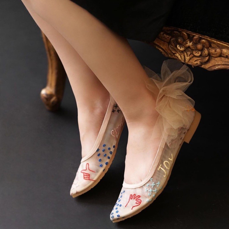 Ittaherl Blair Embroidery vol 2 Maxi Pointy Sand 38