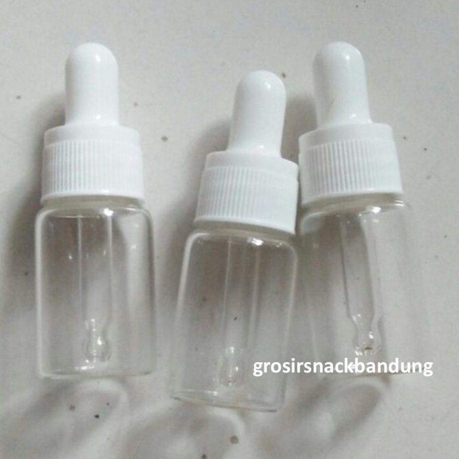 BOTOL PIPET KACA 10ml BENING / Botol Serum 10ml / Botol Kaca Pipet 10 ml Bening