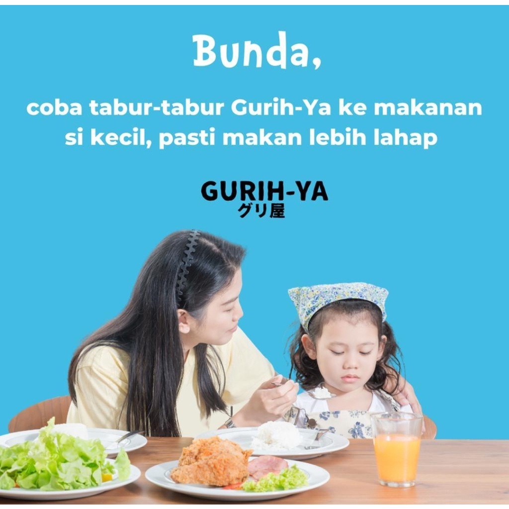 GURIHYA Abon Rumput Laut Sachet 5g - Seaweed Seasoning - Cheese / Keju Bubuk - Original Nori / Aonori Cheese / Bonito / Spicy - Furikake Gurih Ya