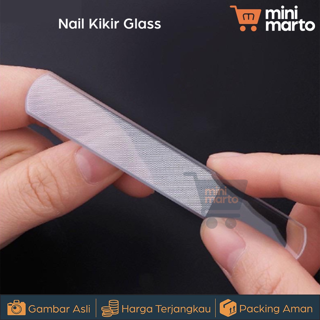 Kikir Kuku Glass Nail File Untuk Manicure Pedicure Shinner Glass Nail - Minimarto