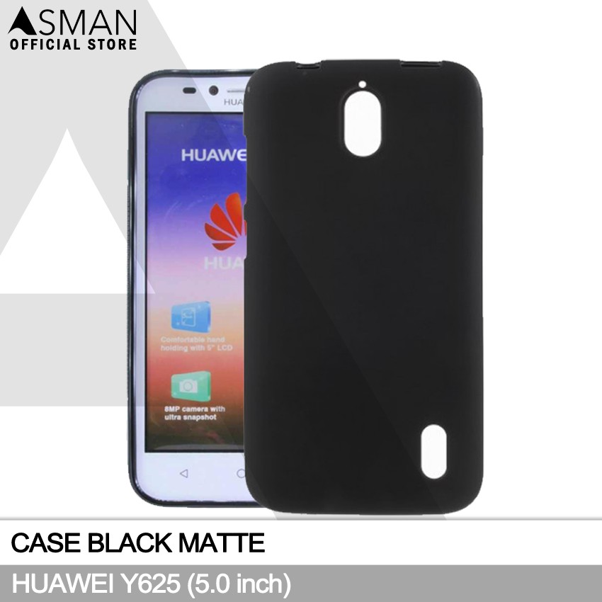 Ultraslim Huawei Y625 (5.0&quot;) | Soft Case Black Matte - Hitam