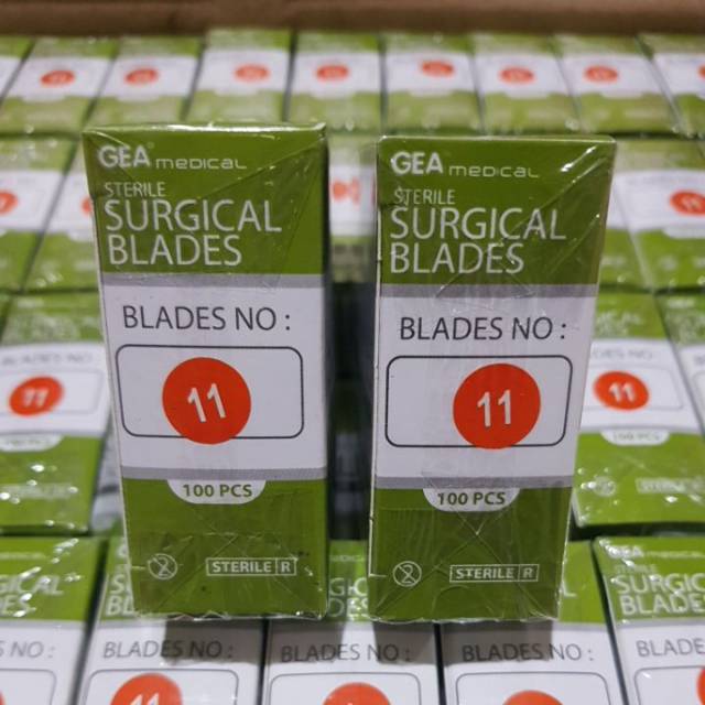 Pisau Bedah GEA no 11 / Surgical Blade / Bisturi / Mata Pisau