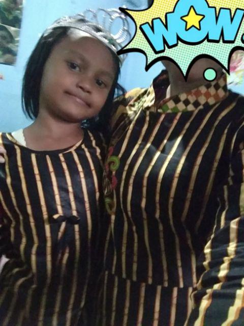 Wou Batik Couple Busui Sibulan Family Model Gamis Adipati Keluarga Anak Cewek Dan Cowok Ready